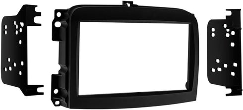 Metra 95-6521B Double DIN Dash Kit for 2014- Fiat 500L (Black)...