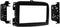 Metra 95-6521B Double DIN Dash Kit for 2014- Fiat 500L (Black)...