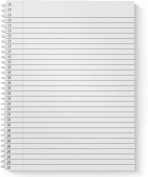 Gotcha Covered Notebooks Softcover Love To Tie Dye 8.5" x 11" Trendy Spiral Notebook/Journal, 120 Wide Ruled Pages, Durable Gloss Laminated Cover,...