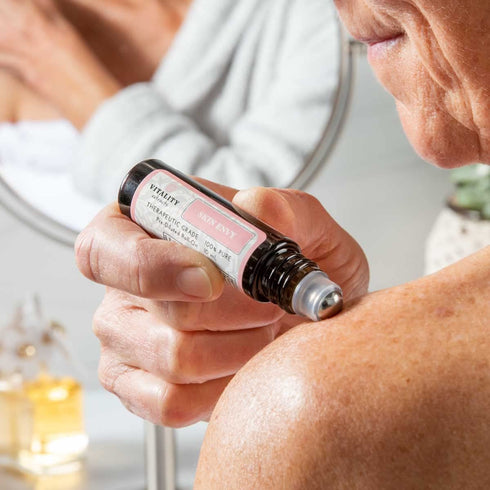 Vitality Extracts Skin Envy - Face Moisturizer Serum, Coconut Oil, Collagen, Vitamin E, Vegan, Frankincense Essential Care, Sandalwood Soothing...