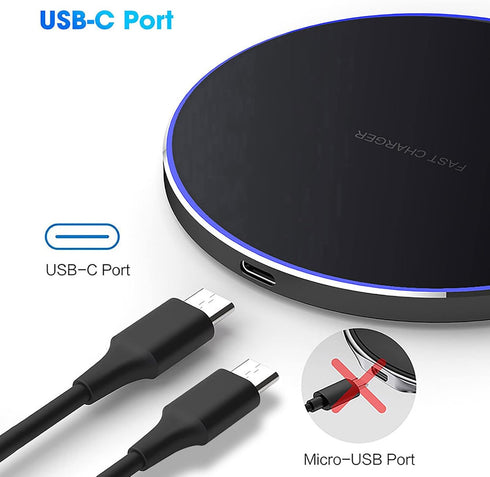 Wireless Charger 20W Max Fast Wireless Charging Pad Compatible with iPhone 11, 12, 13, 14 15 Pro/Pro Max,XS, XS Max, XR, 8 Plus, Air Pods Pro/3/2;...