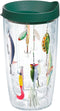 Tervis Fishing Lures Made in USA Double Walled Insulated Tumbler Travel Cup Keeps Drinks Cold & Hot, 16oz, Classic...