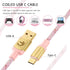 Custom Coiled USB C to A Cable for Gaming Keyboard,Double-Sleeved Starlight Braided Cable with Detachable Metal Aviator 24K Gold Connector 1.7M-2....