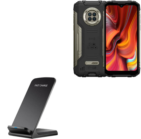 BoxWave Charger Compatible with Doogee S96 Pro - Wireless QuickCharge Stand (10W), No Cord; no Problem! Charge Your Phone with Ease! for Doogee S9...