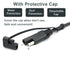 iMESTOU 2FT SAE to O Ring Terminal Harness 2 Pin Quick Disconnect Plug, Eyelet Terminal Harness Extension Charge Cord Quick Disconnect SAE Connect...