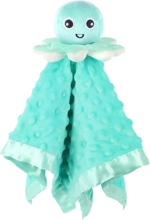 Baby Security Blanket Loveys for Baby Snuggle Toy Plush Octopus Stuffed Animal Baby Gifts for Girls and Boys Newborn...