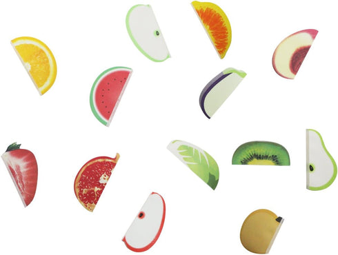 Sticky Note 3D Fruit and Vegetable Sticky Note Message Note Highlights Bookmark Suitable for Home Office School Holiday Gifts and Company Prizes 1...