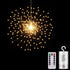 200 LED Starburst Sphere Lights,Firework Lights Battery Powered, Tent Chandelier Remote Control, Waterproof Hanging Lights for Gardens Courtyards ...
