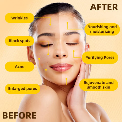 Turmeric Vitamin C Facial Mask contains Aloe Vera, Vitamin C E, and Turmeric to cleanse deeply, target pores and blemishes, brighten, moisturize, ...
