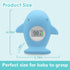 Baby Bath Tub Thermometer - Bathtub Water Thermometer with Room Temperature - Safety Floating Whale Bathtub Toy - New Upgraded Mute Flashing Alert...