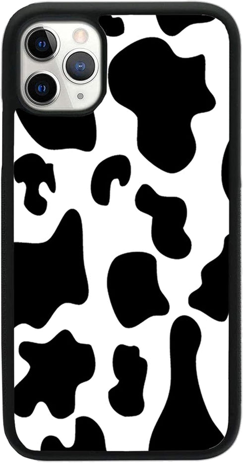 for iPhone 11 Pro Case - Cow Print Pattern Phone case - TPU Shock Absorption Protection Phone Cover Case...