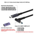 USB C to 4.5mm Smart Blue Tip Laptop Charging Cable Adapter for HP 19.5v 2.31a 45w 3.34a 65w 4.62a 90w 6.9a 135w max Nylon Braided 1.8m...