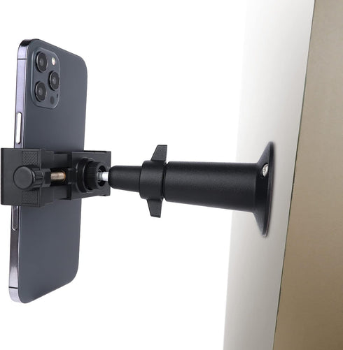 iTODOS Wall Mount Phone Holder Bracket with 360°Adjustable Mount for iPhone/Nexus/LG Smart Phones and GPS Navigator,Compatible with 3.5~6.5inch Wi...