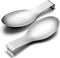 Spoon Rest Set of 2, E-far Stainless Steel Spoon Ladle Holder Spatula Rest for Kitchen Stove Top, Large Size & Dishwasher Safe...
