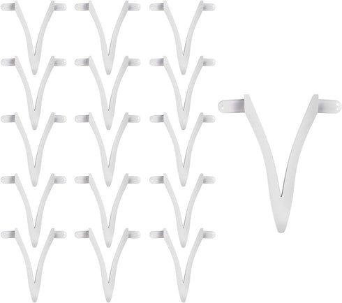 Funmit Pool Butterfly Clips V-Clips Attachment Clips Replacement for Pool Spa Brush Leaf Rake Leaf Skimmer (24 Pack)...