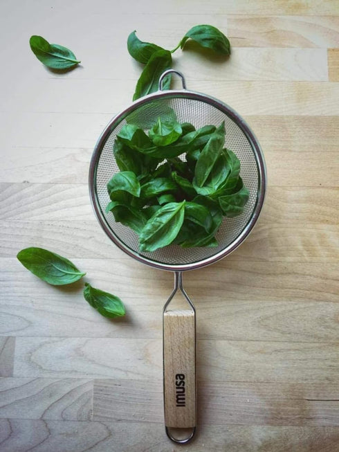 Imusa IMU-71193 6" Stainless Steel Strainer With Wood Handle 6"/16CM...