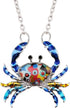 Cute Crab Necklace Pendant Hypoallergenic Jewelry Summer Spring Gifts...