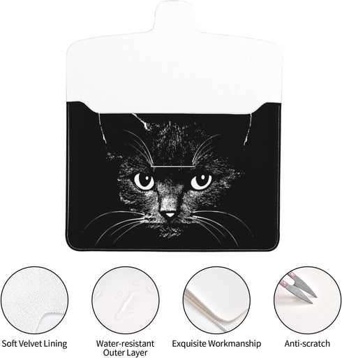 Cat Pu Leather Laptop Sleeve 11.6 12.3 13 Inch Protective Sleeve Waterproof Case Computer Cover Notebook Bag...