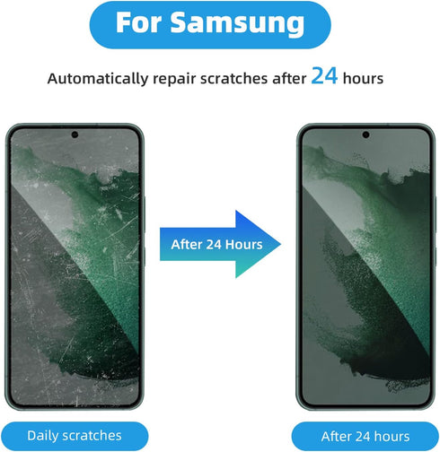 3 Pack Privacy Screen Protector Compatible with Samsung Galaxy S23, Anti-Spy TPU Hydrogel Protective Film for Samsung Galaxy S23 6.1" - Support Fi...