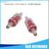 Plastic Air Pump Check Valves, Non-Return Check Valve for Fish Tank, 2.1x 0.58 Inch (Red 5 Pcs)...