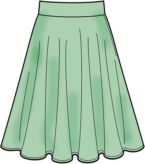 New Look Misses' Circle Skirt Sewing Pattern Packet, Design Code S9441, Sizes 8-10-12-14-16-18-20, Multicolor...