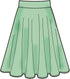 New Look Misses' Circle Skirt Sewing Pattern Packet, Design Code S9441, Sizes 8-10-12-14-16-18-20, Multicolor...