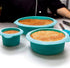 Webake Round Cake Pan Set Silicone Cake Molds Baking Pans for 3 Tier Cake Layer Tin, 8 Inch, 6 Inch, 3 Inch for Birthday, Wedding Anniversary, Hal...