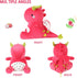 Ditucu Cute Dragon Fruit Dinosaur Stuffed Animals Plush Toys Dolls Soft Dino Pitay Plushie Birthday Gifts for Kids Girls Boys Red 12 inch...