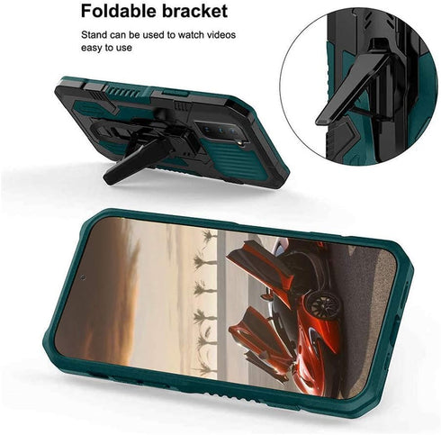 Compatible with Samsung A52 Case Military Grade Heavy Duty Protection Phone Case for Samsung A52 Anti Drop 15ft. Drop Tested Cover with Kickstand ...