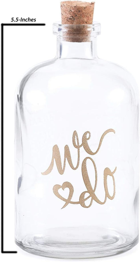 Wedding Accessories Sand Ceremony Decanter, We Do, 5.5-Inches...