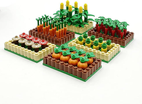 Cropland Set Farm Field Accessories Building Blocks Brick Playset for 6 Year Old Boys Girls Harvest Seasonal Building Kits for Boys Kids 8-12...