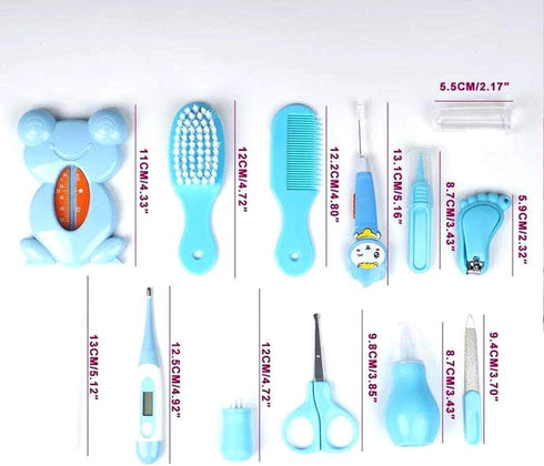 Baby Grooming kit Set Infant Baby Grooming Tools Newborn Manicure Set Baby Healthcare Nail Clippers Hairbrush Tool Set(13PCS)...