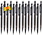1InTheOffice Mechanical Pencil 0.7 mm, 2, HB Lead, Black Lead, Smoke Barrel (48 Pack)...