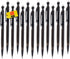 1InTheOffice Mechanical Pencil 0.7 mm, 2, HB Lead, Black Lead, Smoke Barrel (48 Pack)...