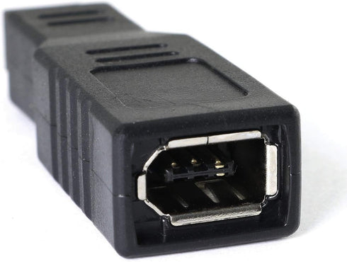 RLECS FireWire IEEE 1394 Type A 400 6 Pin Female to 1394 Type B 800 9 Pin Male Data Transfer Adapter Converter for MacBook Pro, Mac Mini, iMac etc...