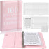100 Envelopes Money Saving Challenge, Budget Binder Book with Cash Envelopes A5 Money Organizer Planner 2024 Cash Stuffing Binder Wallet Money Sav...