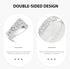GLEAVI Heart Bezels 12 Set of Rhinestone Trays Pendant Sublimation Pendant Trays Heart Shape Double Sided Rhinestone Bezel Trays for Making Heart ...