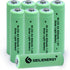 GEILIENERGY NICD AA 800mAh Rechargeable Battery for Solar Light,Solar Lamp,Garden Lights(Pack of 8)...
