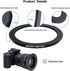 105mm Lens to 95mm Camera Filter Ring,105mm to 95mm Step-Down Ring Filter Adapter for 95mm UV,ND,CPL,Metal Step-Down Ring...