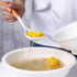 Ceramics Ladle Spoon Set of 2 Large Soup Ladle with Skimmer Slotted Spoons Kitchen Ladles Hot Pot Strainer Spoons for Cooking Serving Stirring (St...