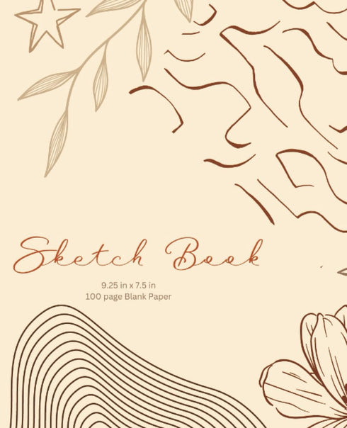 Sketch Book: 100 page blank and Graph paper notebook, great for artist and students...