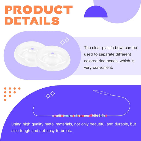 hobbyworker Bead Spinner, for Jewelry Bracelet Making, Seed Beads, Waist Beads Kit Line Quick Beading Tool (3 Trays 1 Bead Plugs)...