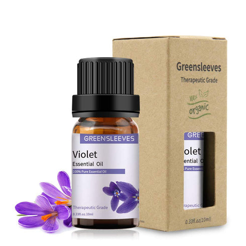 GREENSLEEVES Violet Essential Oil Set, 100% Pure Violet Aromatherapy Oils for Diffuser, Humidifier - 10ml...