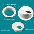 1-3/8 inch Plastic Desk Grommet Wire Cord Cable Grommets Hole Cover, Office Computer Table Wire Organizer Cover, Furniture Cabinet Cable Hole Cove...