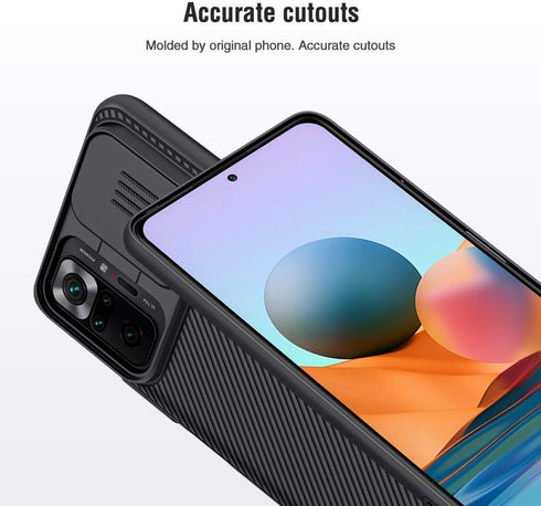 For Xiaomi redmi Note 10 Pro Case, CamShield Slim case Protective Cover with Camera Protector Hard PC TPU Ultra Thin Anti-Scratch Phone Case for R...