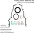 Timing Cover Gasket Set - Compatible with 4.8L 5.3L 5.7L 6.0L 6.2L Chevy Silverado, Suburban, Tahoe, GMC Sierra, Yukon, Savana, Cadillac Escalade ...