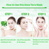 Aloe Facial Skincare Sheet Hydrating Moisturizing Revitalizing Facial Skincare Sheet for Dry, Oily, Sensitive and Tired Skin 25ml/0.8oz, Pack of 1...