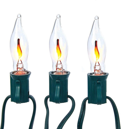 Kurt Adler 10-Light Flicker Flame Light Set...