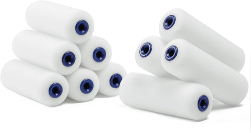 Bates- Foam Paint Roller Covers, 10 Pack, 4 Inch, Paint Roller 4 Inch, High Density Foam Roller Paint Covers, 4 Inch Paint Roller, Paint Rollers 4...