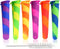 Silicone Ice Pop Molds Wpunwen Ice Popsicle Molds with Lids 6 Pcs Silicone Popsicle Molds for Kids with Clean Brush Durable Reusable Popsicle Tube...
